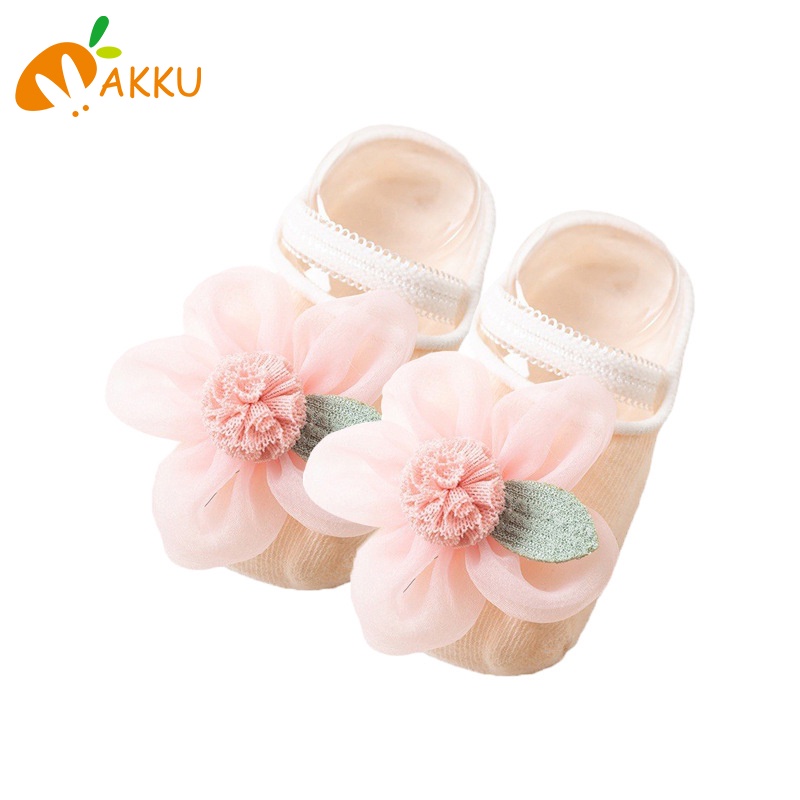 Set 2 Đôi Tất Ren Màu Trơn Dễ Thương Cho Bé Gái