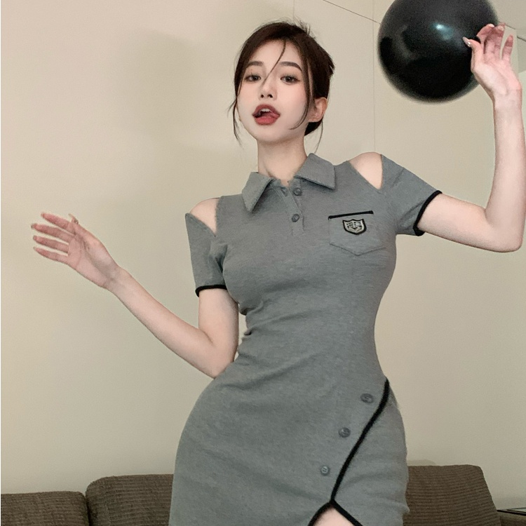 Đầm Dáng Ôm Phong Cách Hàn Quốc Thời Trang Mùa Hè Quyến Rũ Cho Nữ