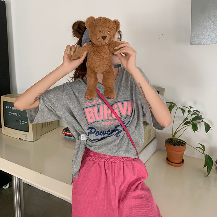 Áo Thun Form Rộng Tay Lỡ Phong Cách Hàn Quốc Dành Cho Nữ