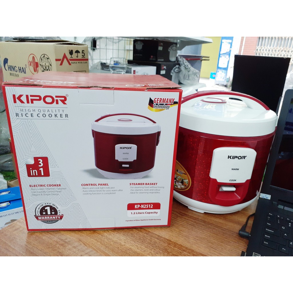 Nồi cơm điện Kipor (Hàn Quốc) KP-N259.18 1.8L và KP-N2512 1.2L, BH 12 tháng chính hãng | BigBuy360 - bigbuy360.vn