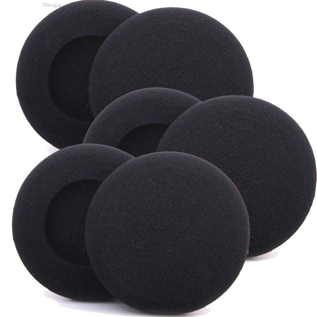 10pcs 50MM Foam Pads Sponge Ear Pads Cushion Headphone Headset Cover Cap
