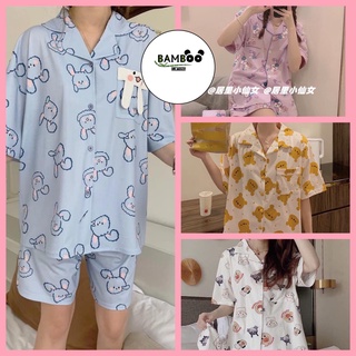 Bộ ngủ Pyjama hoạt hình form rộng mặc nhà mặc ngủ siêu xinh ♥