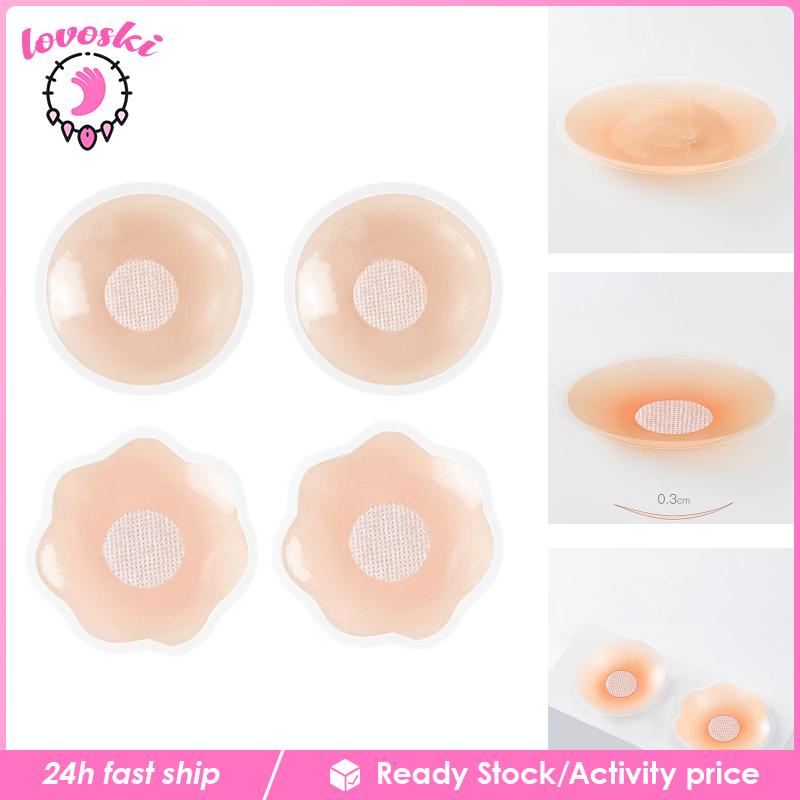 Miếng Dán Silicone Tròn Vô Hình Bảo Vệ Cho Nữ