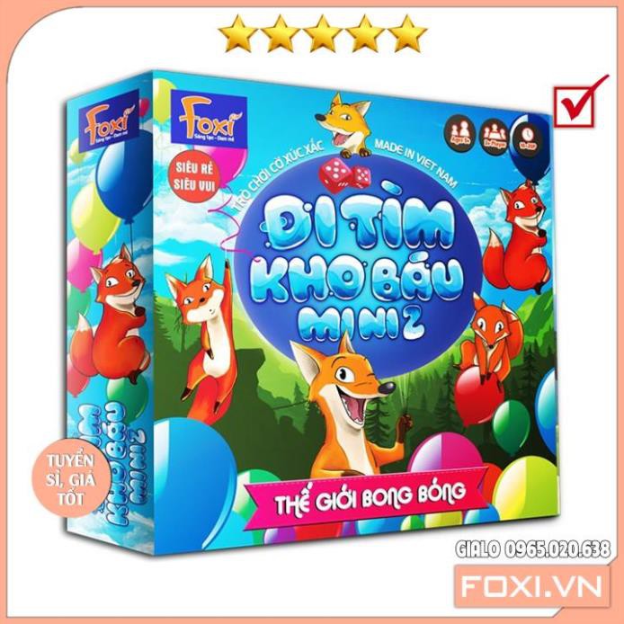 Board game-Đi tìm kho báu mini 2 Foxi-đồ chơi phát triển tư duy-dễ chơi-vui nhộn-giá siêu rẻ