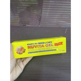 NUVITA gel 120g (new 2021) - Thức ăn bổ sung vitamin, khoáng cho chó, mèo