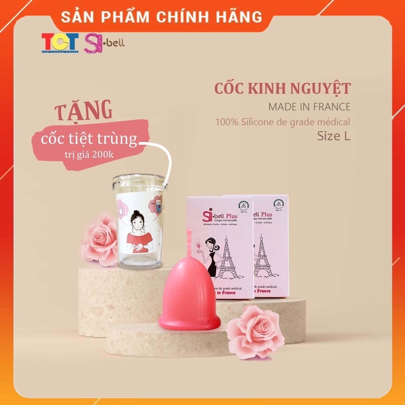 Cốc Nguyệt San SIBELL PLUS Nhập Khẩu Chính Hãng Từ Pháp