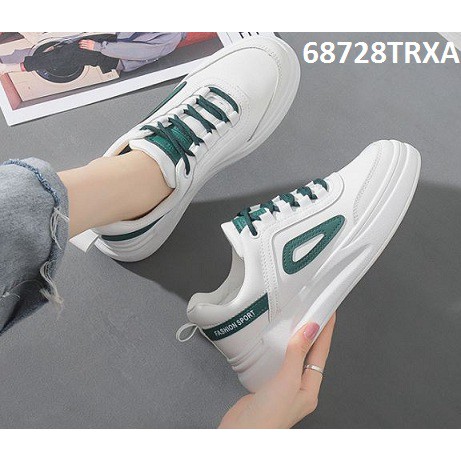 Giày Sneakers Nữ Dáng Basic Fashion Sport Đế Cao 3cm