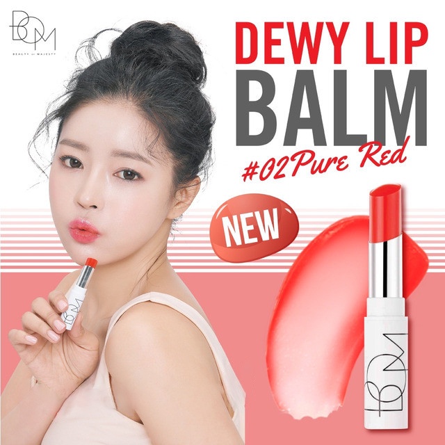 Son Dưỡng Môi Có Màu Dưỡng Ẩm Căng Bóng Cho Môi BOM Dewy Lip Balm 4.5g