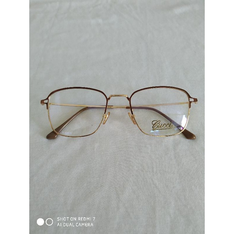 gọng kính kim loại thời trang CUCCI của Italy 88031