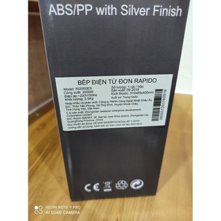 Bếp từ Rapido 2000W-RI2000ES