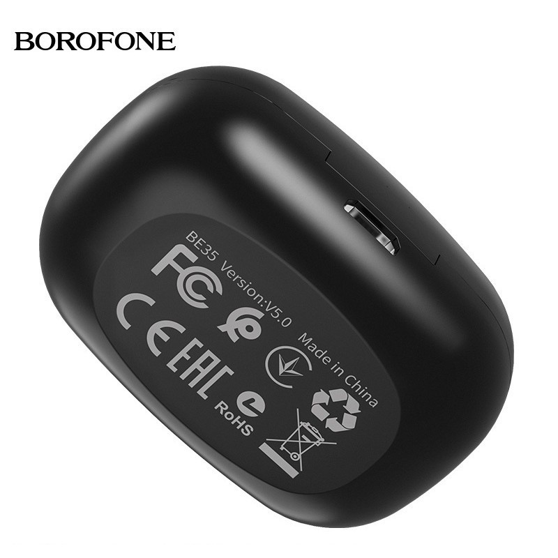 Tai Nghe bluetooth 5.0 TWS nhét tai Chính Hãng Borofone BE35 không dây, Có Mic, chống nước, chống ồn, BH 12 tháng.