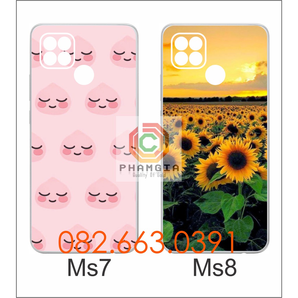 Ốp lưng Oppo A15 / A15S dẻo trong bảo vệ cam in hình đẹp (P1)