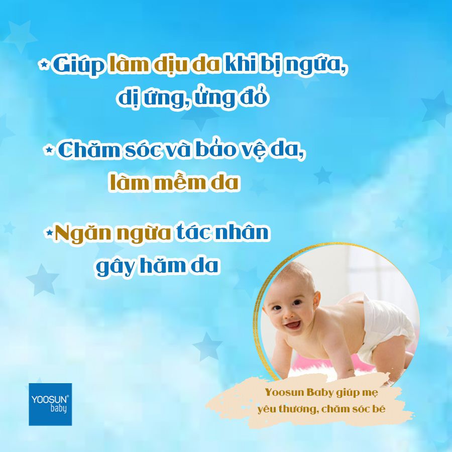 [MUA 1 TẶNG 1] Mua 1 tuýp YOOSUN Baby giúp làm dịu, và ngăn ngừa hăm da cho bé 50g tặng một gương mini ngộ nghĩnh