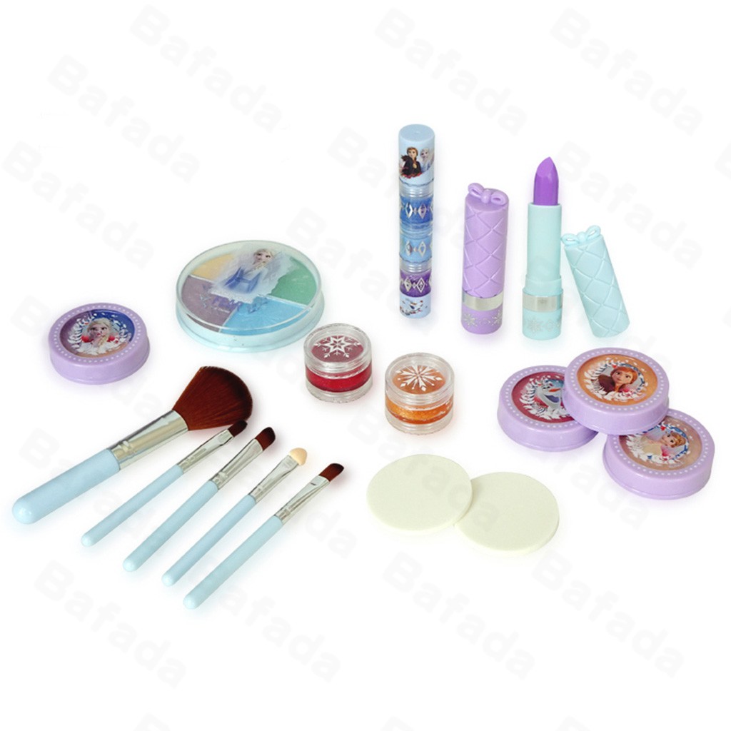 Disney Frozeen 2 Kids Cosmetic Bag,Safety Tested- Non Toxic,Make up Set for Kids Girl,Girls Toy Make Up Kits,Kids Make Up Set,lipstick for kids girl,Pretend Play Kids Beauty Salon,Makeup set for kids