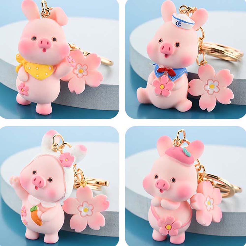 Móc Khóa Hình Heo Con Xinh Xắn