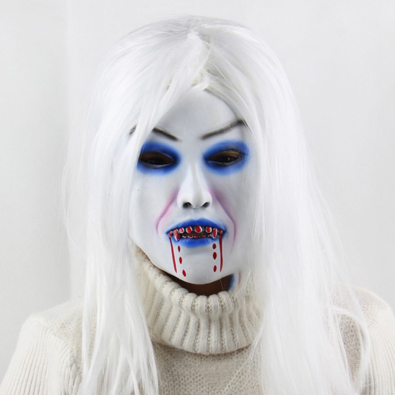 Mặt Nạ Ma Cà Rồng Halloween Kinh Dị Cao Cấp