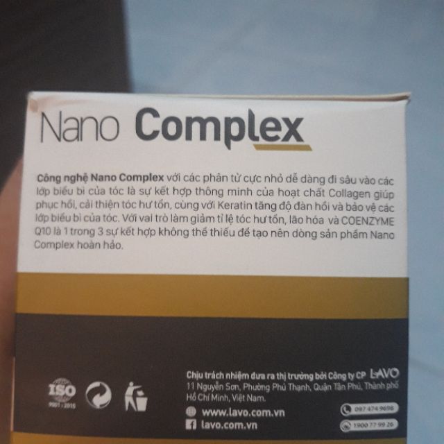 THUỐC DUỖI TÓC CÁ NHÂN THẾ HỆ MỚI LAVOX COMPLEX NANO 150ML X 2