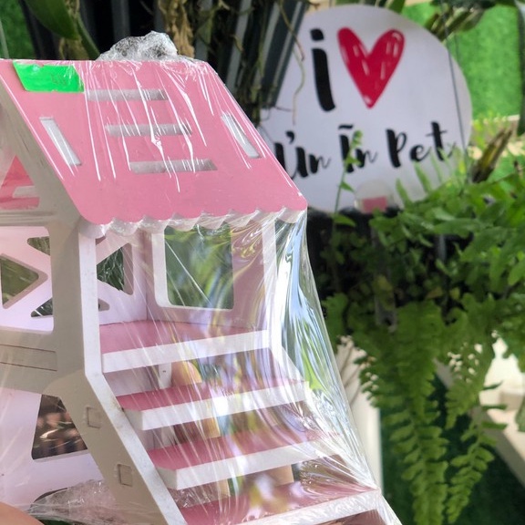 Nhà ngủ XỐP NHÀ SÀN NHỎ cho hamster, sóc, bọ, nhím, thú nhỏ