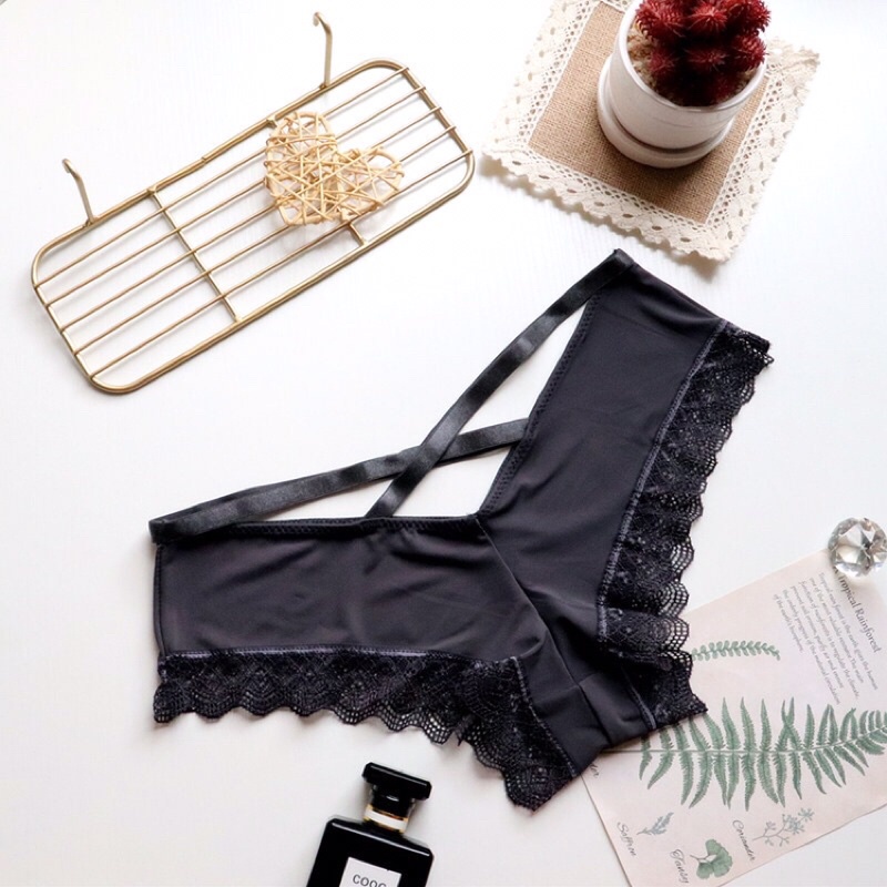 QUẦN LÓT NỮ CHÉO DÂY CAO CẤP gợi cảm - Quần lót su đúc kiểu Nhật Thái sexy đẹp kháng khuẩn màu đen da trắng đỏ xanh vàng | BigBuy360 - bigbuy360.vn