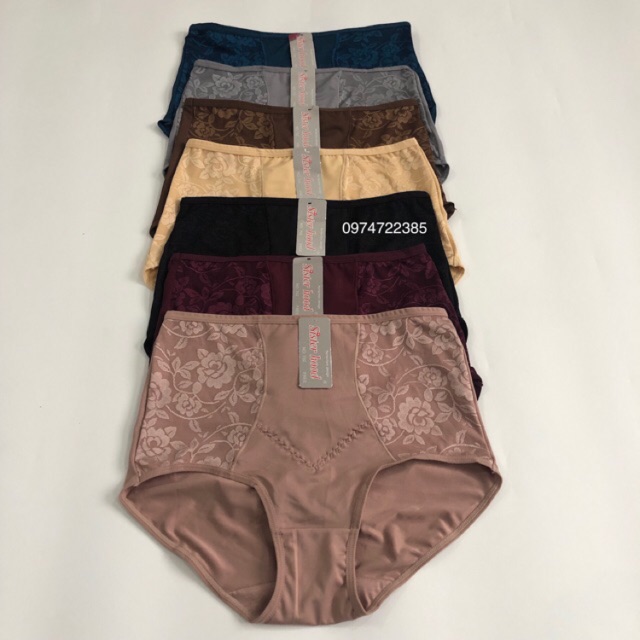 Quần lót nữ, quần chip, sịp nữ big size vải thun lạnh co giãn cạp cao che bụng Thái lan Sisterhood 702