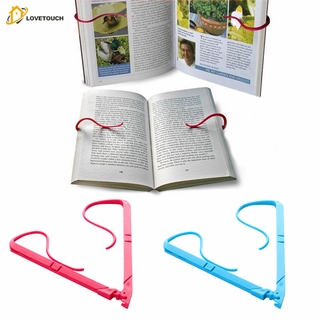 TU|Portable Hands Free Book Holder Folding Stand Pages Open Fixed Clamp