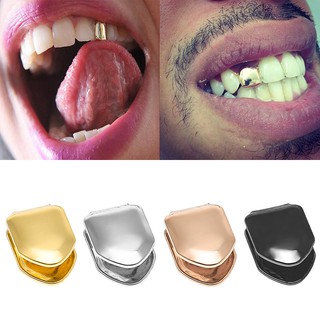 Lt Mới Tùy Chỉnh Mạ Vàng 14k Nhỏ Nắp Răng Đơn Grillz Hip Hop Răng Nướng
