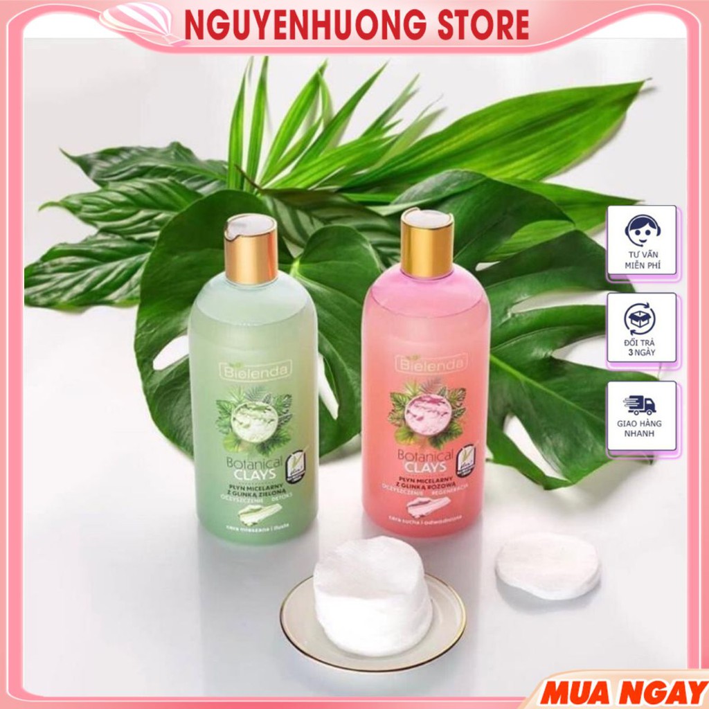 Nước Tẩy Trang Bielenda Botanical Clay hàng chính hãng  giá tốt  - NguyenHuong Store