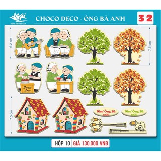 Choco Deco Ông Bà Lão Ông Bà Già Cây Xanh (1 Vĩ)