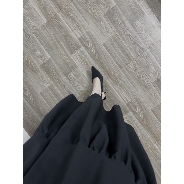 Giày cao gót mũi nhọn phong cách Pháp cho nữ