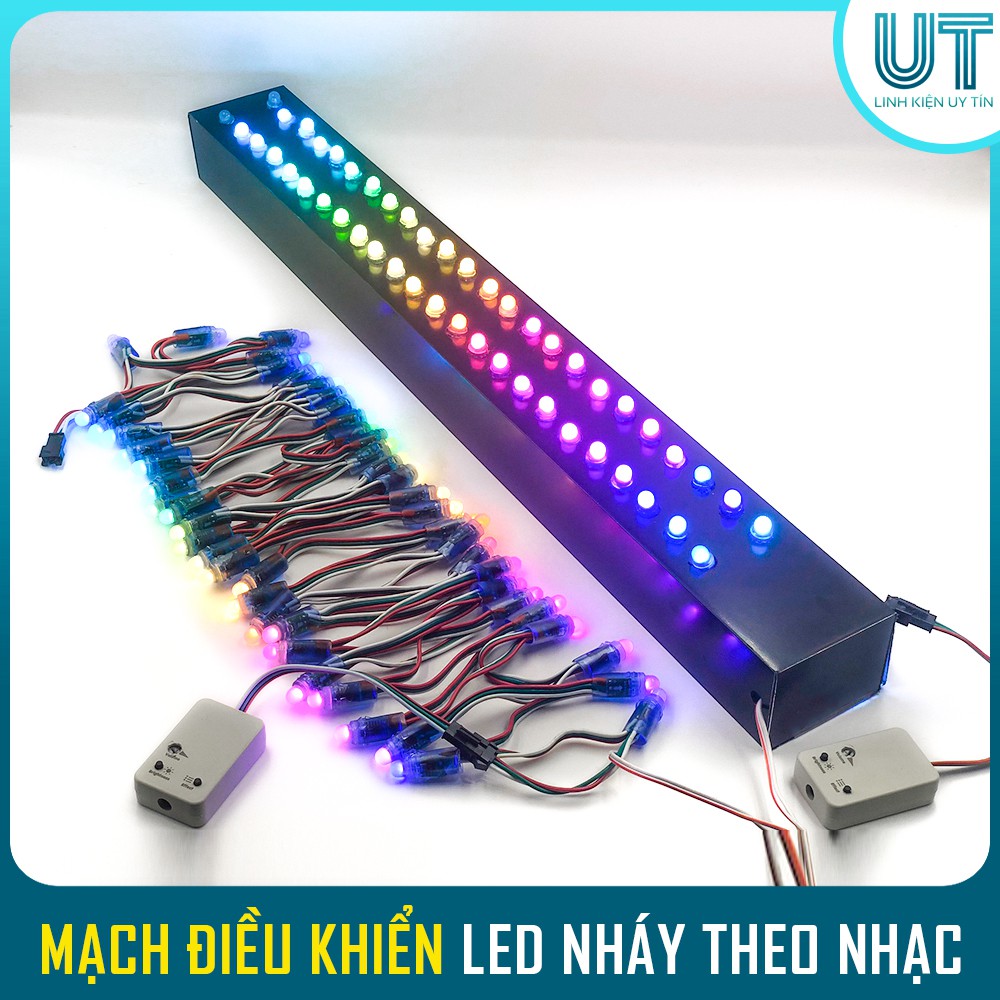 Mạch LED nháy theo nhạc 1903 FullColor - Bản 2024 - Mỗi cột 50 - 100 L