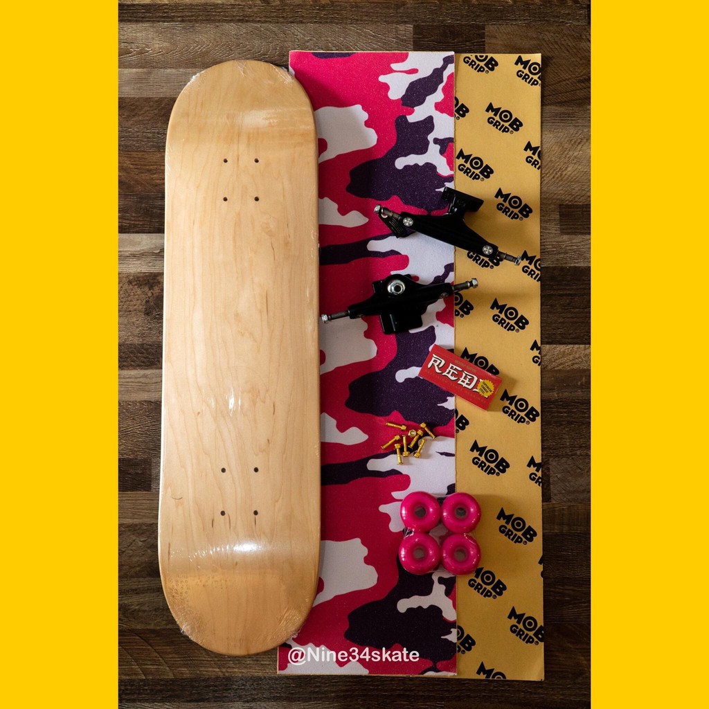 Ván trượt thể thao BLANK complete chuyên nghiệp - giá rẻ - Canadian Maple ép 7 lớp tiêu chuẩn chuyên nghiệp - Đủ size