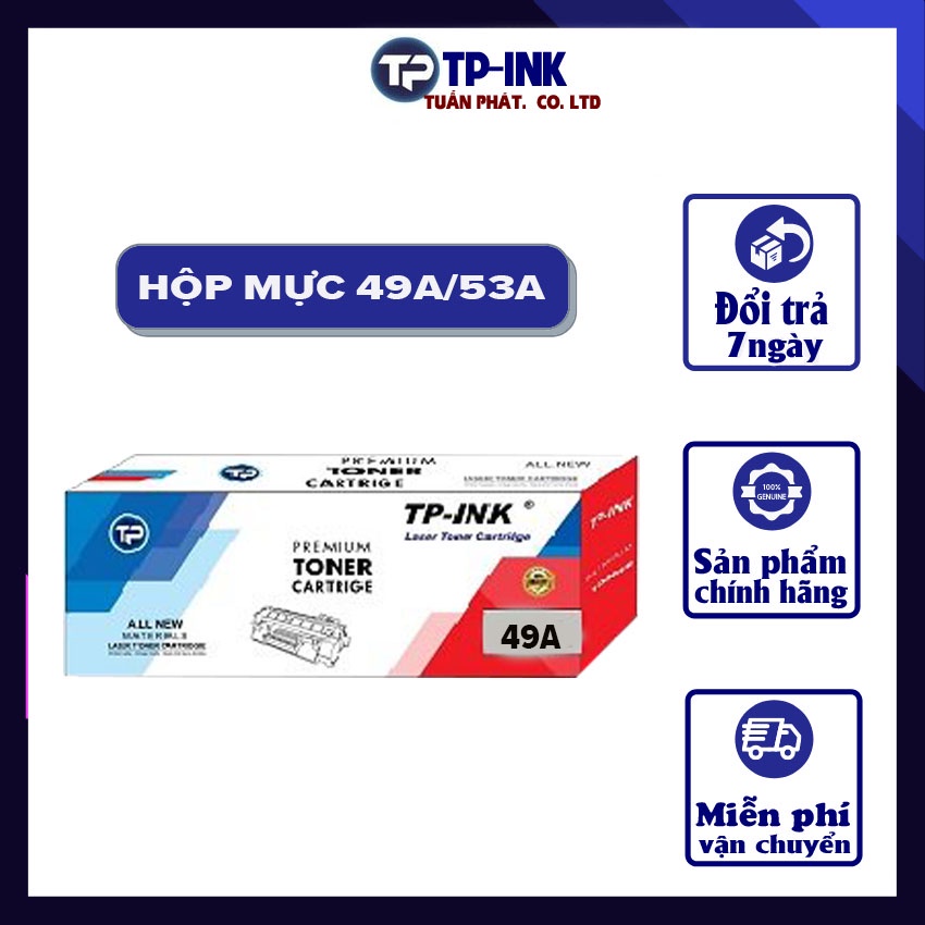 Hộp mực 49a/53a siêu tốt dùng cho máy 3300/HP1320/HP2014/2015