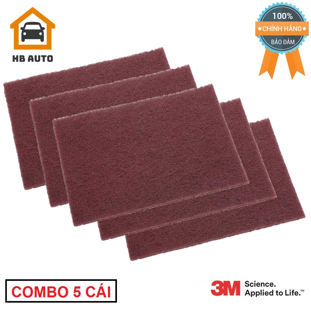 Combo 5 Miếng Nhám Scotch Brite 3M 07447
