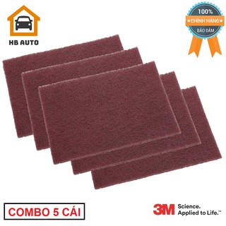 Combo 5 Miếng Nhám Scotch Brite 3M 07447