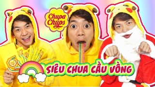 Kẹo chupa chups cầu vồng