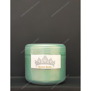 Màu 3D nhũ Xanh ngọc ánh kim pha Epoxy Resin AB/UV
