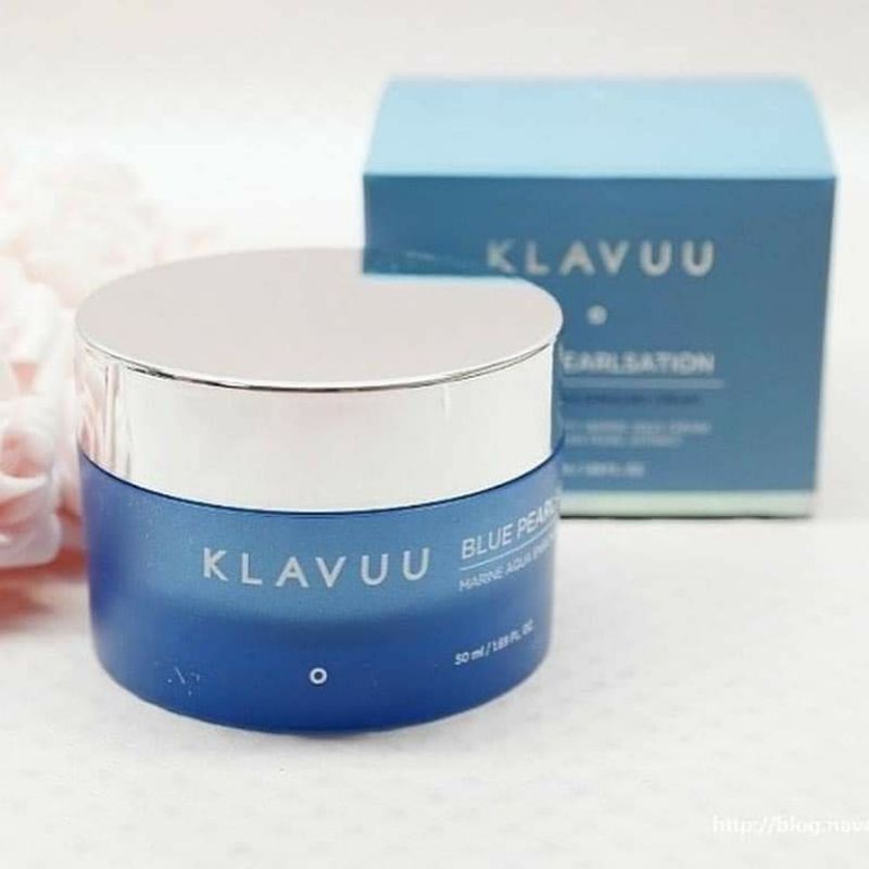 Kem dưỡng ẩm kiềm dầu Klavuu Blue Pearlsation Marine  Aqua Cream 50ML