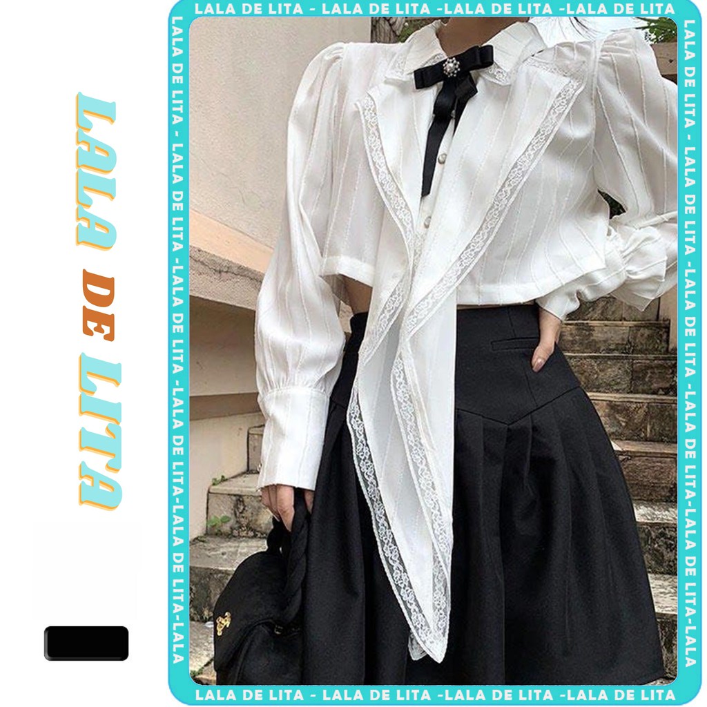 Chân váy lưng cao xếp ly phong cách hàn quốc -LALALITA | BigBuy360 - bigbuy360.vn