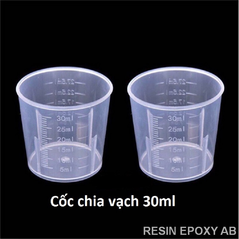 Cốc Nhựa,Silicol  Đong Thể Tích,Cốc Dựng Pha Keo Resin AB,Dụng Cụ Pha Keo