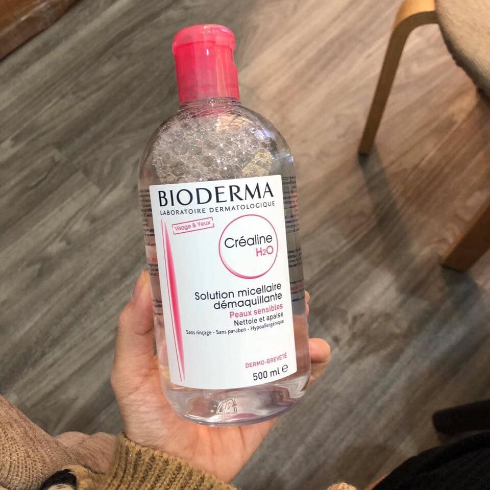 Nước Tẩy Trang Bioderma H2O 500ml Créaline Bản Nắp Bật Nội Địa Pháp Date Mới Nhất Có Bill | BigBuy360 - bigbuy360.vn