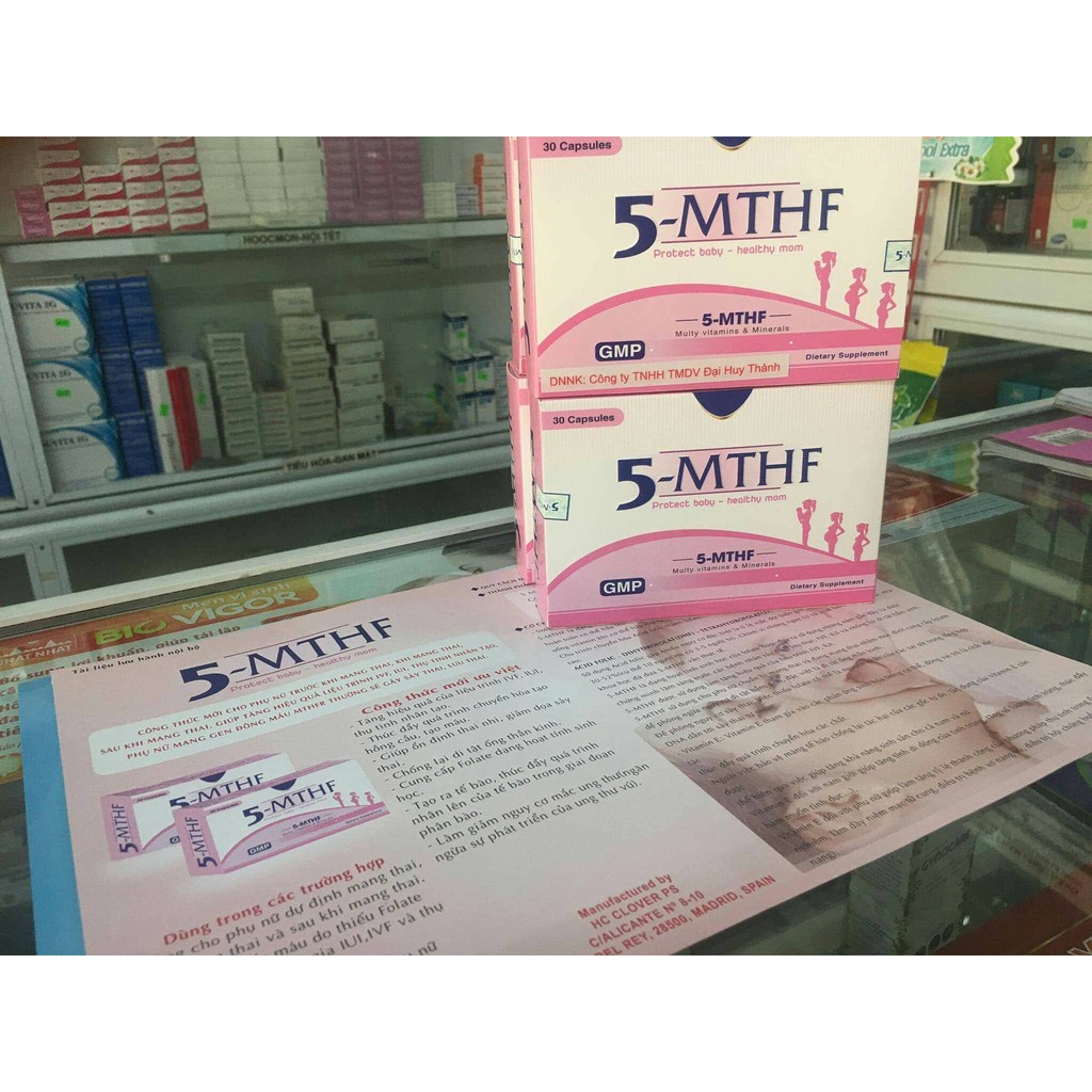 Viên uống hỗ trợ sức khỏe 5MTHF hộp 30 viên