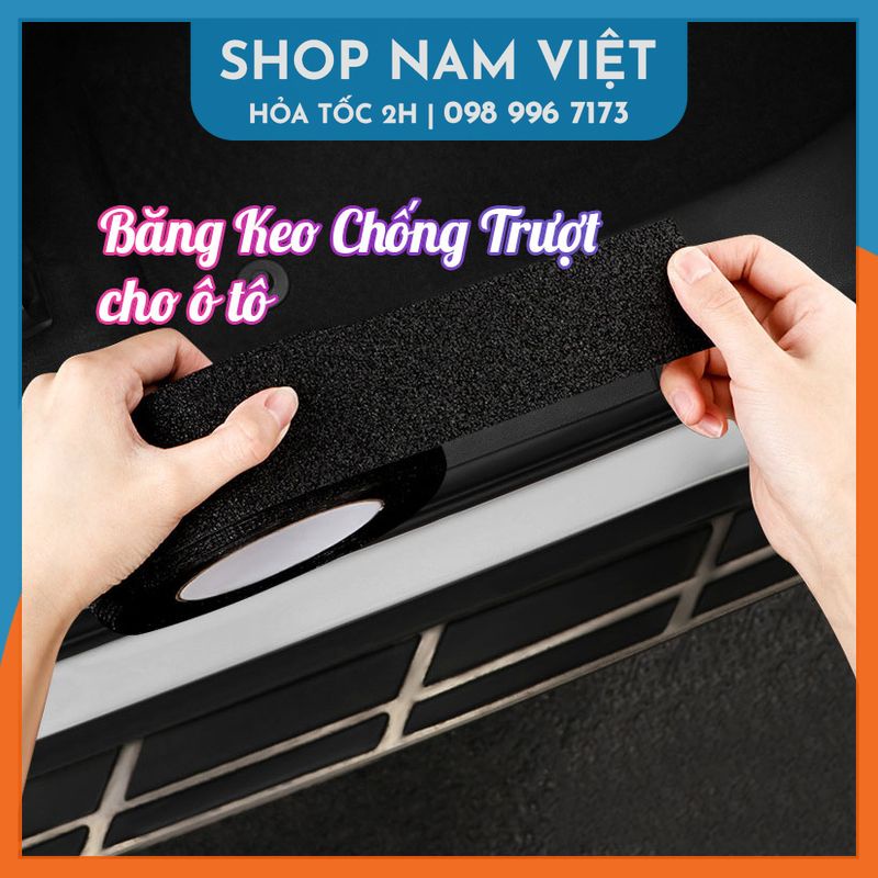 Băng Keo Nhám Chống Trơn Trượt Cầu Thang, Bậc Cửa Oto