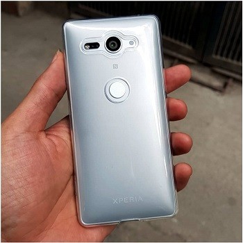 [Sony XZ2 Compact] Ốp lưng silicon dẻo trong cao cấp