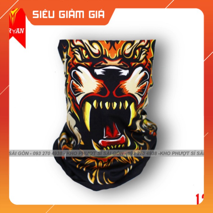Khăn ống BANDANA buộc tóc trùm - trùm đầu chống bụi - chống nắng - khăn ống đa năng chống uv cao cấp