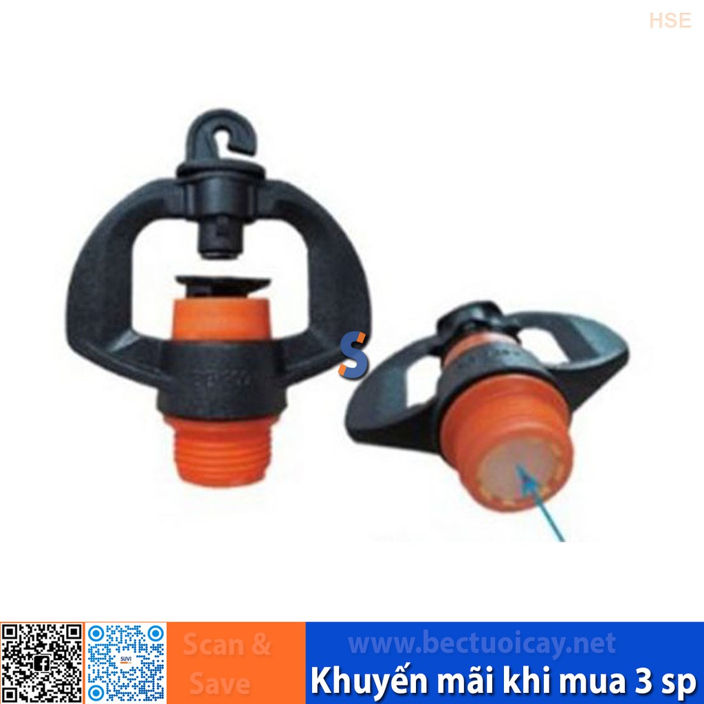 [Mẫu] Béc nhỏ kiểu Úc ren ngoài 17 bù áp móc tháo rời