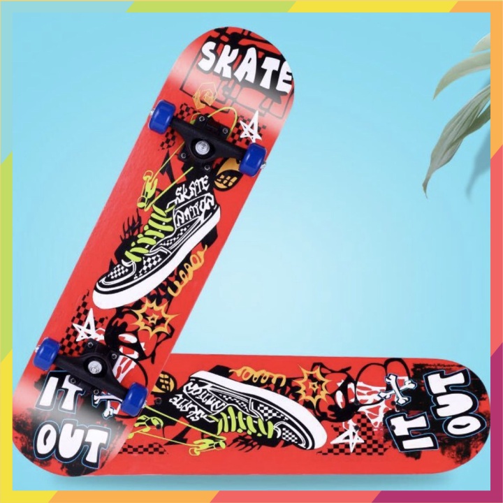 💯 Ván trượt mini 80cm Skate It-Out - Euro Outlet