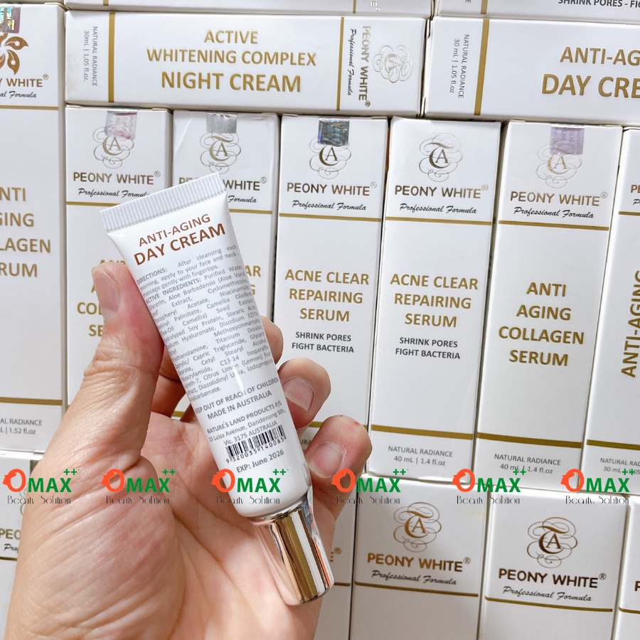 KEM PEONY WHITE NÁM BAN NGÀY - ANTI-AGING DAY CREAM - DƯỠNG TRẮNG - GIẢM THÂM NÁM DA 30ml
