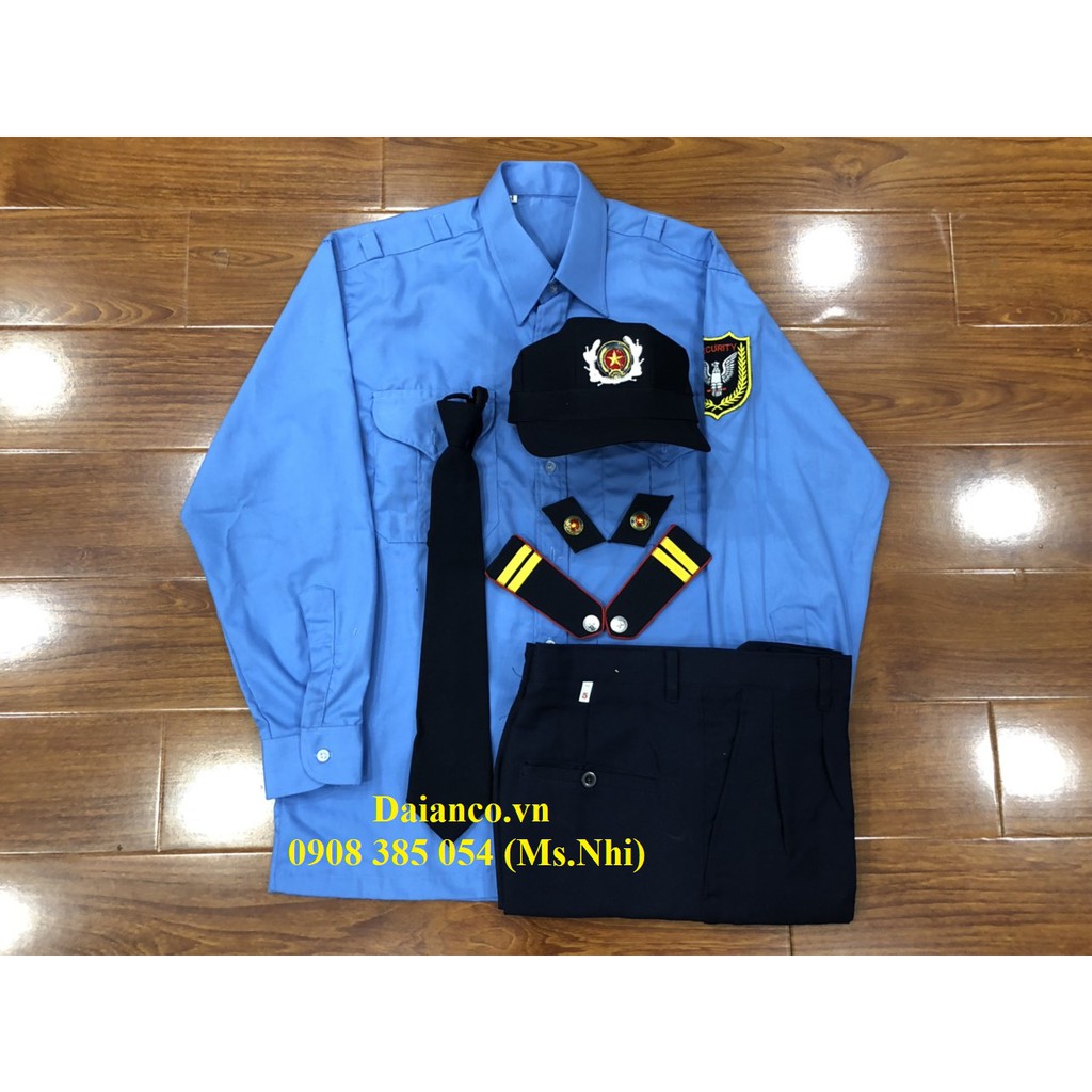 Quần áo bảo vệ tay dài vải si kèm đầy đủ phụ kiện- Hình thật