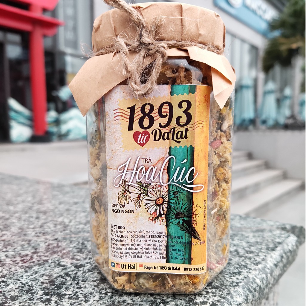 Trà hoa Cúc sấy khô Đà Lạt 1893 thanh lọc cơ thể