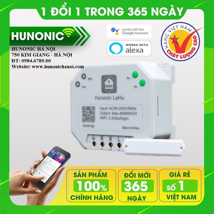 Công tắc điều khiển từ xa qua điện thoại chính hãng Việt nam sản xuất